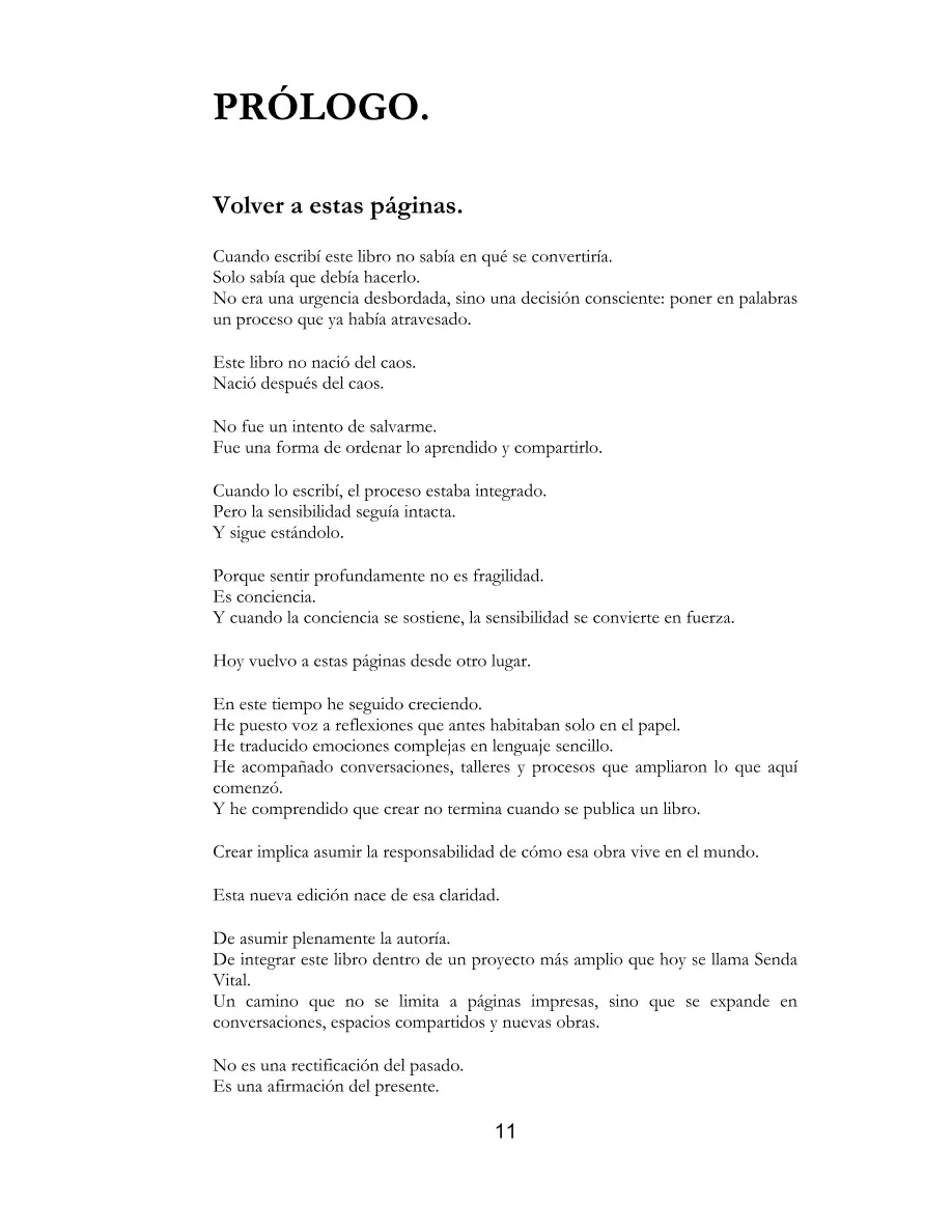 Página 1 del primer capítulo
