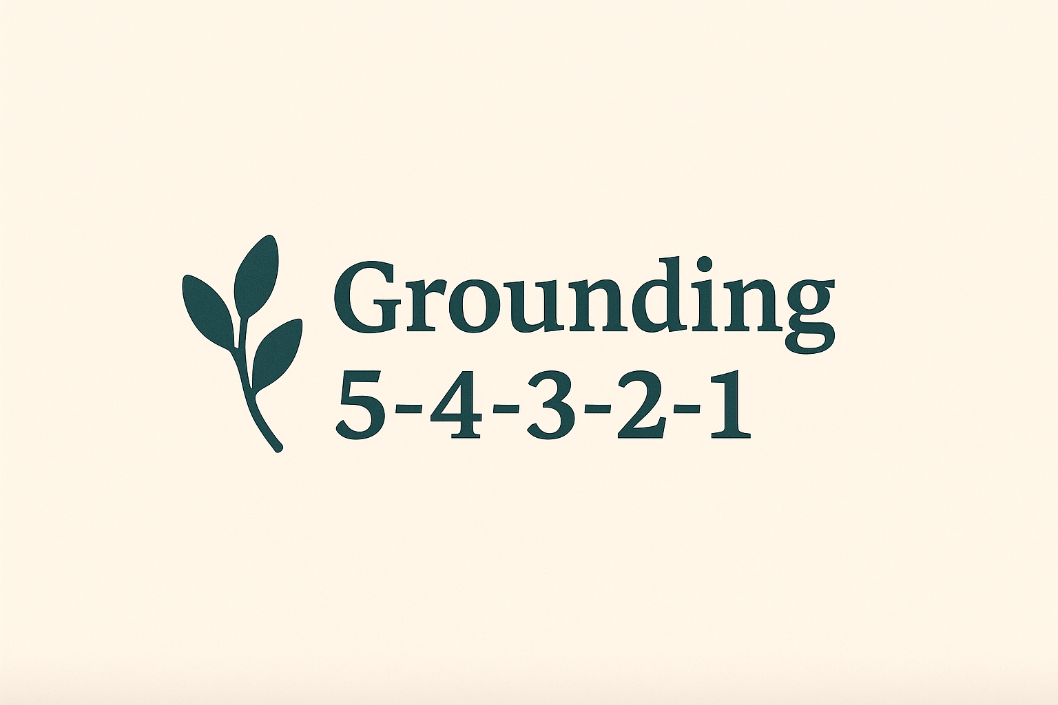 Grounding 5-4-3-2-1